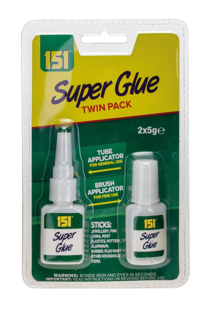 Super Glue Twin Pack 2 X 5G - Click Image to Close