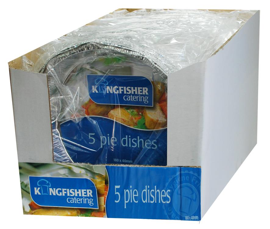 Large Foil Pie Dishes 5 Pack - Click Image to Close