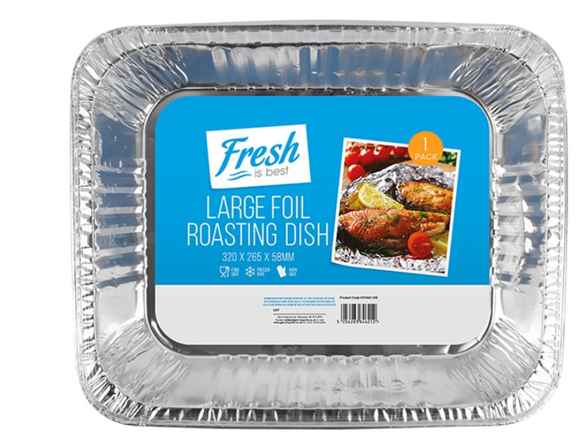 Large Foil Roasting Dishes 1 Pack - Click Image to Close