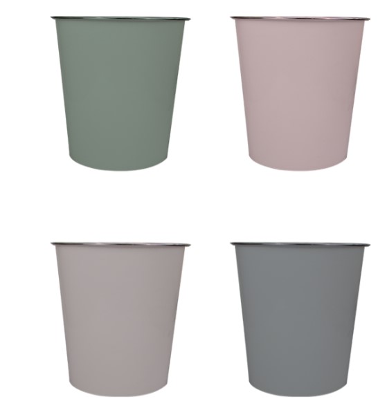 Natural Plastic Waste Bin 6L - Click Image to Close