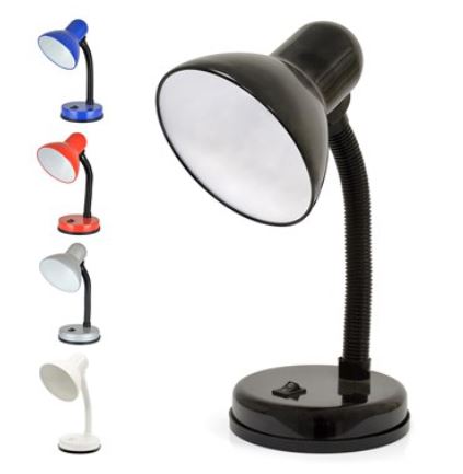 Classic Flexi Desk Lamp 35W ( Assorted Colours ) - Click Image to Close