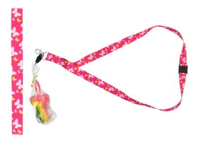 Butterfly Lanyard With Rock Dummy - Click Image to Close