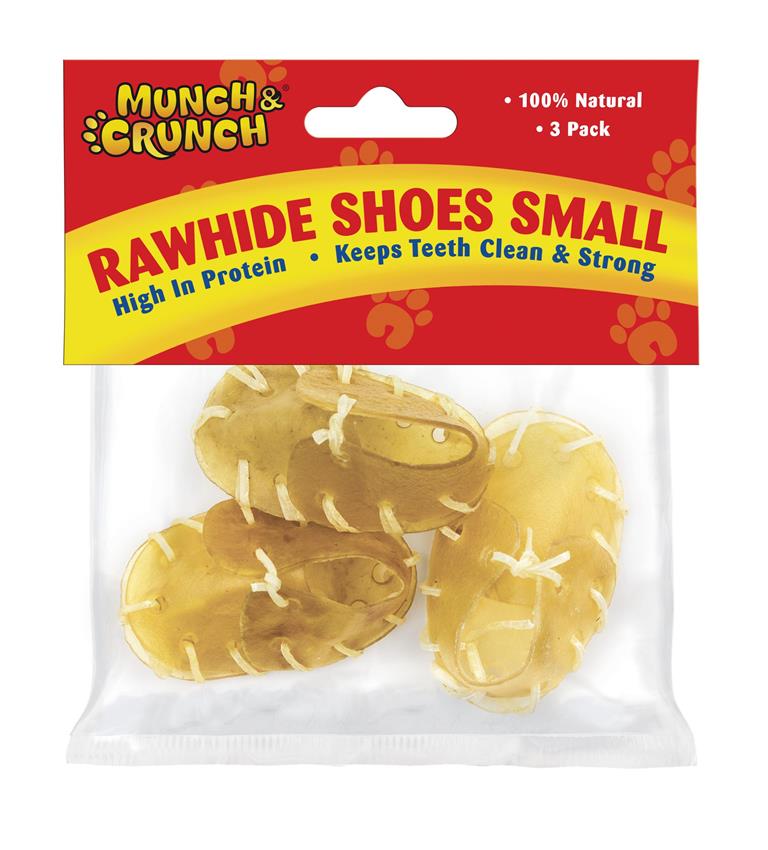 Small Rawhide Shoe Nat 3 Pack - Click Image to Close