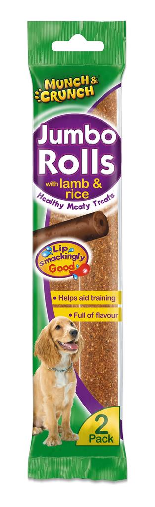 Jumbo Rolls With Lamb & Rice 2 Pack - Click Image to Close