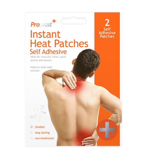 Self Adhesive Instant Heat Pads - 2 Pack - Click Image to Close