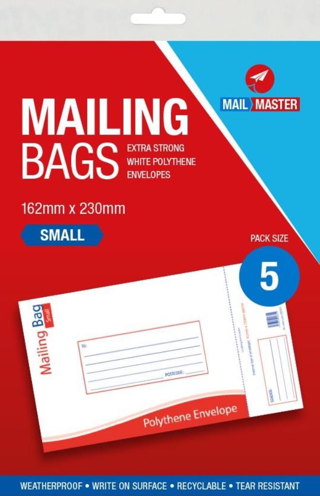 Mail Master Small Mail Bag 5 Pack - Click Image to Close
