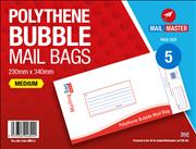 Mail Master Medium Bubble Mail Bag 5 Pack