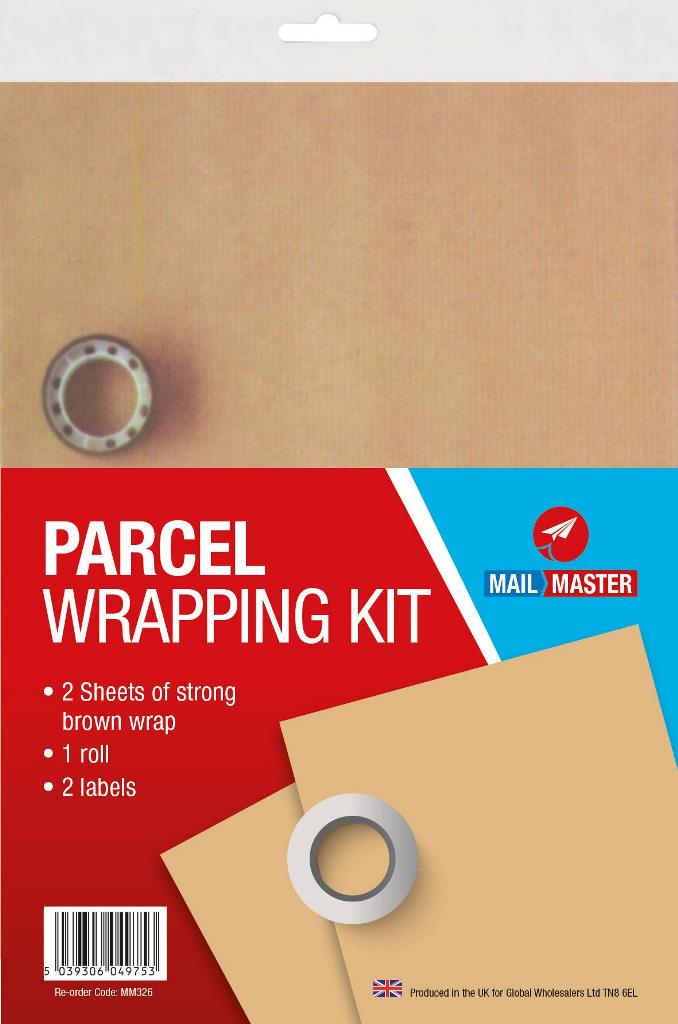 Mail Master 2 Sheet Parcel Wrapping Sheets - Click Image to Close