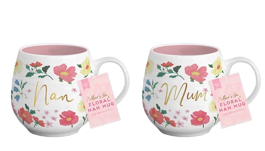 Mother's Day Floral Ceramic Mug - Click Image to Close
