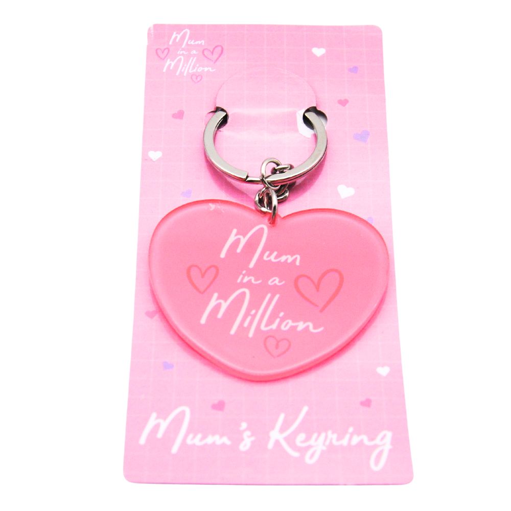 Mum In A Miilion Keyring - Click Image to Close