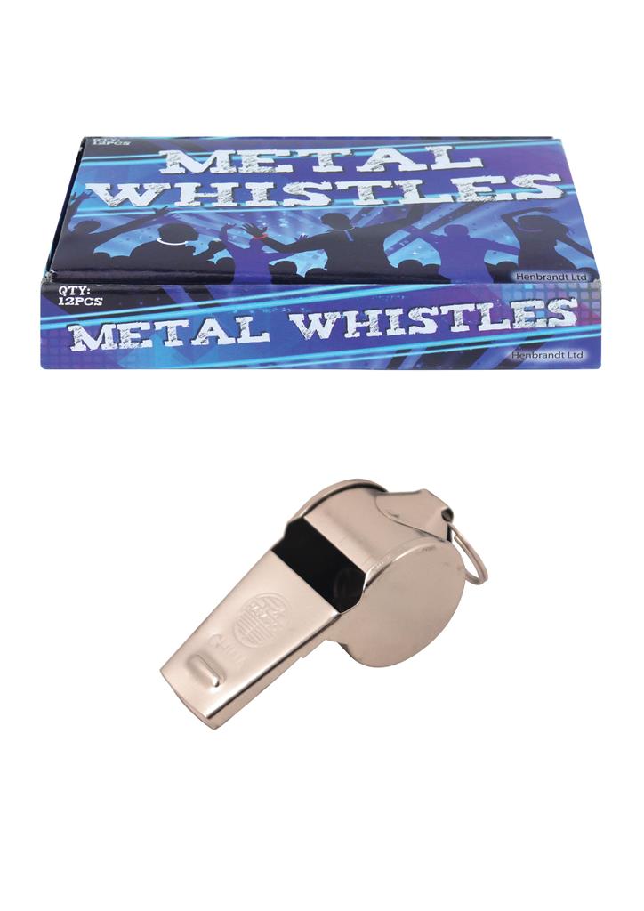 Metal Whistle 5.5cm X 12 Pack ( 28p Each ) - Click Image to Close