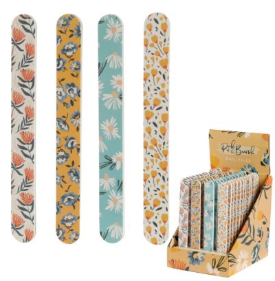 Peony, Buttercup, Protea, Daisy Lane Pick Of The Bunch Nail - Click Image to Close