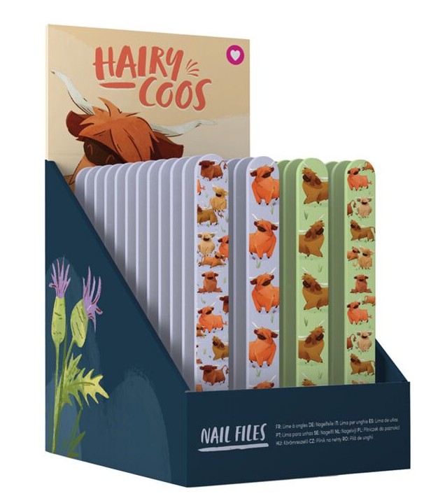 Hairy Coos Highland Coo Nail File - Click Image to Close
