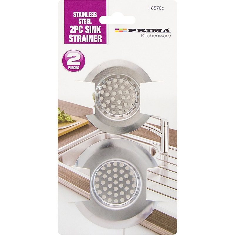 stainless steel sink strainer 2 Pack - Click Image to Close