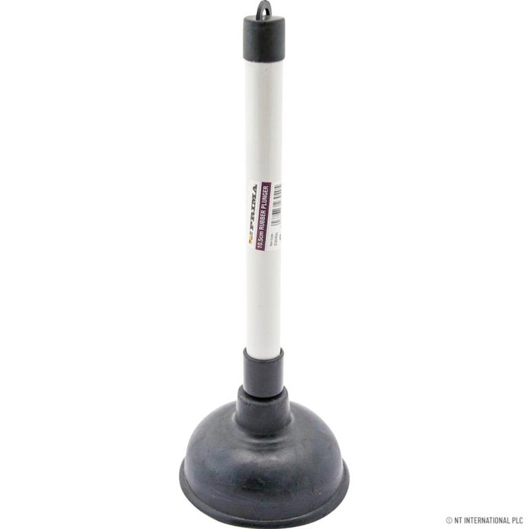 Rubber Plunger 10.5cm Dia Black ( Small ) - Click Image to Close