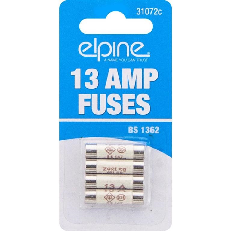 13A Fuses 4 Pack - Click Image to Close