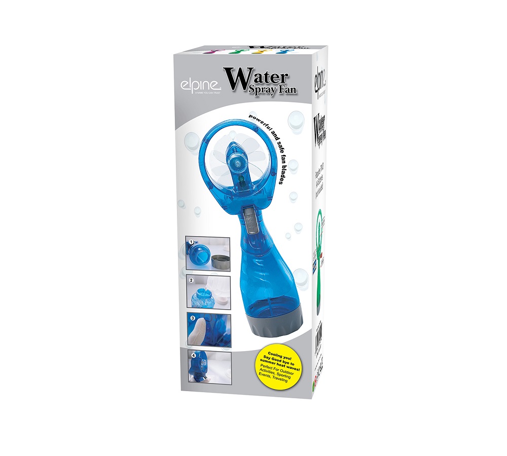 Water Spray Fan 250ml ( Assorted Colours ) - Click Image to Close