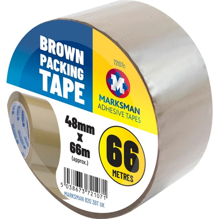 Single Brown Packing Tape 48mm X 66M - Click Image to Close