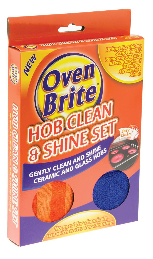 Hob Clean & Shine Cloth 2 Pack - Click Image to Close