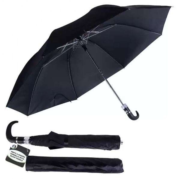 Mens U Shaped Umbrella - Click Image to Close