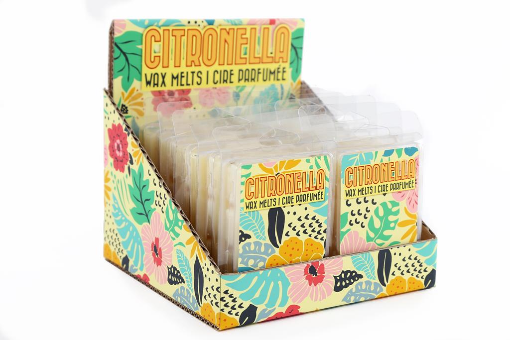 Citronella Wax Melts 6 Pack 68G - Click Image to Close
