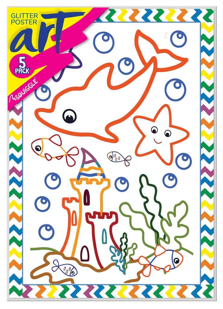 A4 GLITTER POSTER ART - Click Image to Close