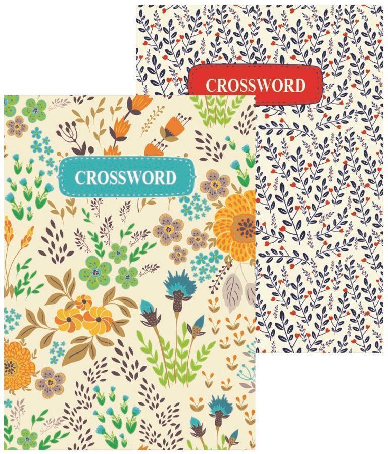 Floral Crossword A5 Size - Click Image to Close