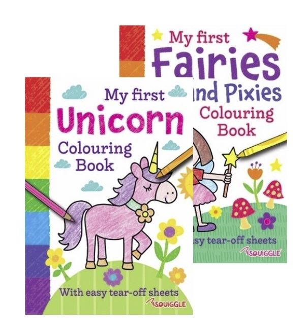 My First Unicorn & Fairies Colouring Book 24cm X 17cm - Click Image to Close