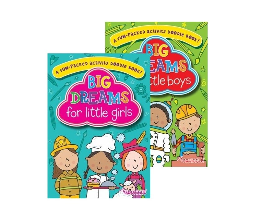 Dream Big Activity Doodle Book - Click Image to Close