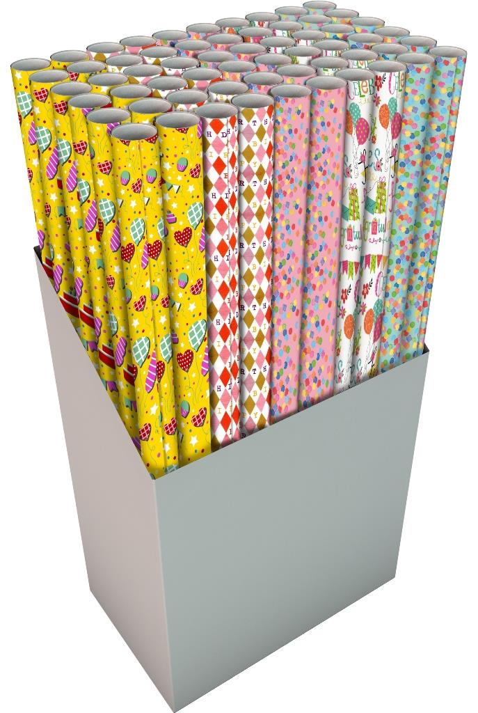 Kids Birthday Giftwrap 70cm X 2m - Click Image to Close