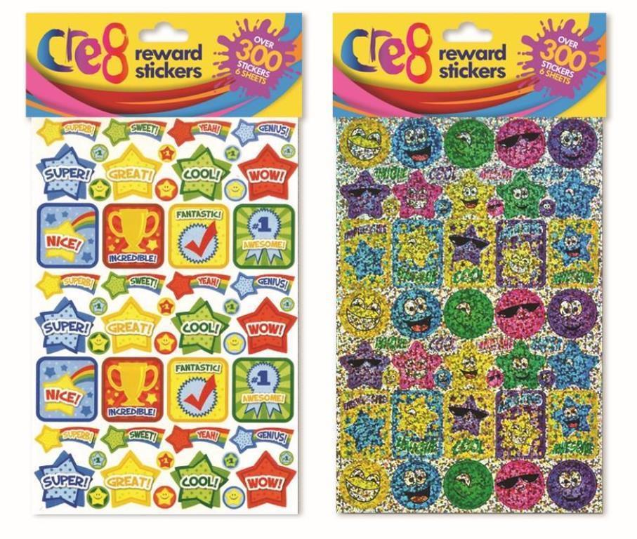 Reward Stickers, 6 Sheets - Click Image to Close