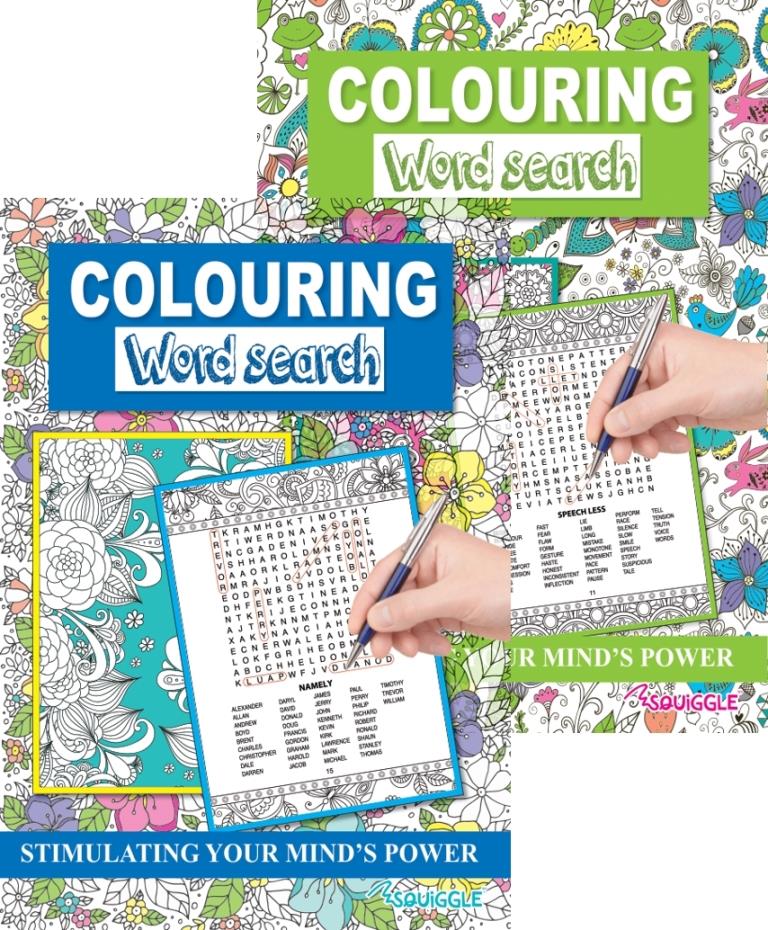 A4 Colouring Word Search Book - Click Image to Close