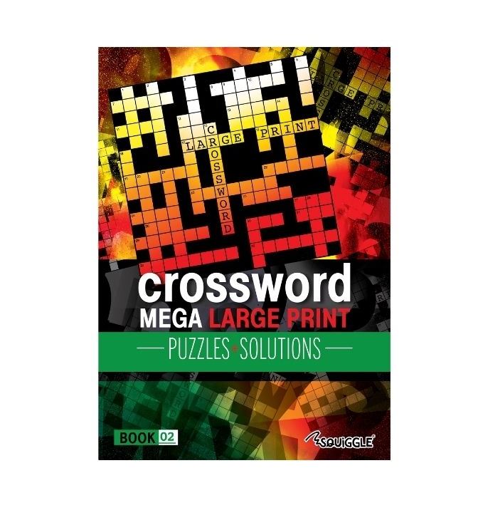 Mega Large Print Modern Crossword Book 2 - Click Image to Close