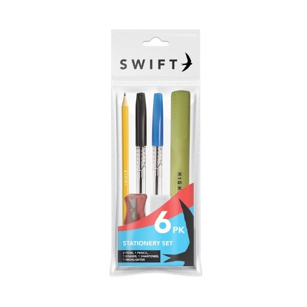 Swift Stationery Set 6 Pack - Click Image to Close