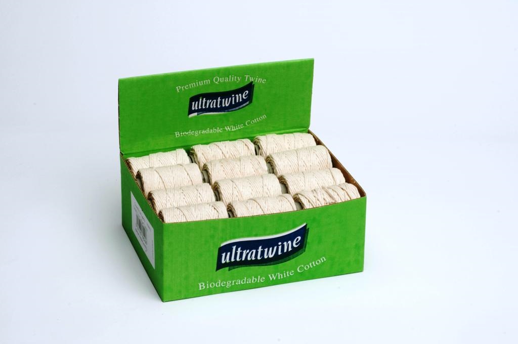 Ultratape Small Spool Fine Cotton Twine X 24 Pack ( 45p Each ) - Click Image to Close