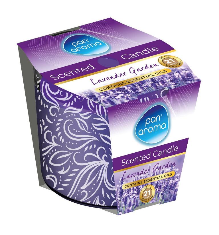 Straight Edge Sleeve Wrap Candle - Sooth Lavender - Click Image to Close