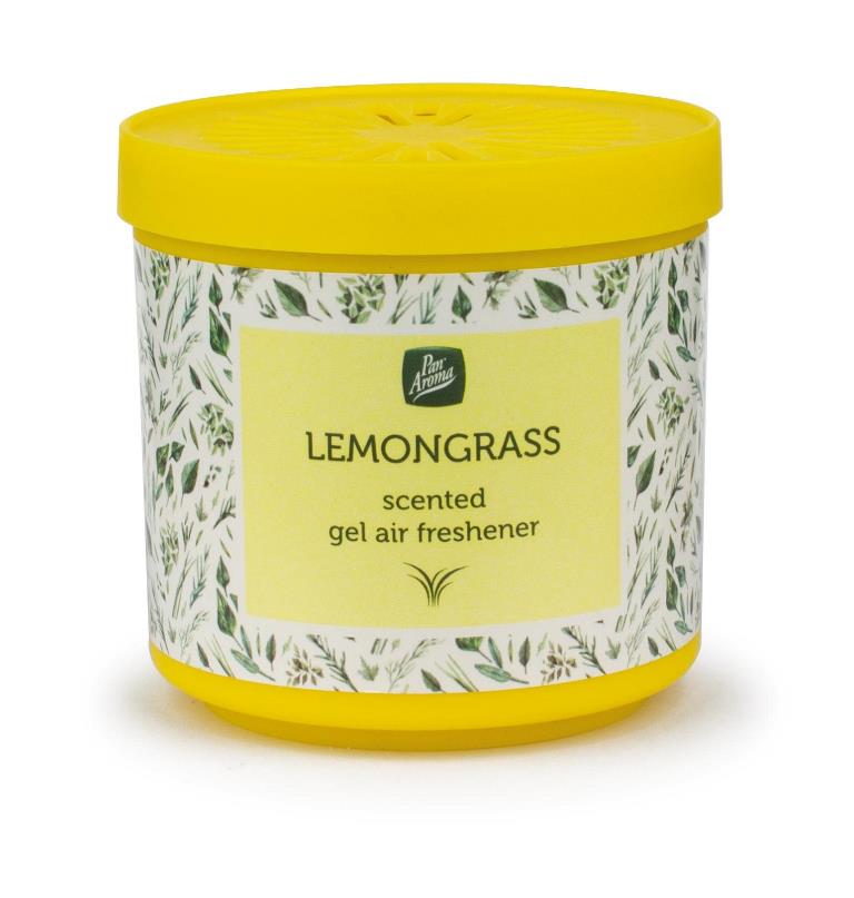 Solid Gel Air Freshener 190g Lemongrass - Click Image to Close
