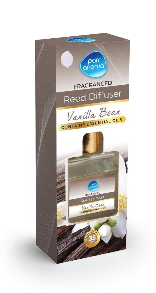 Rectangle Reed Diffuser 70ml Vanilla Bean - Click Image to Close