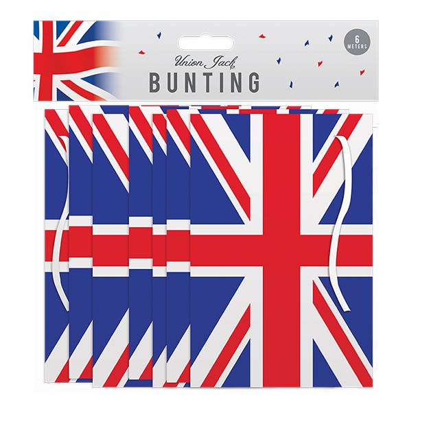 Union Jack Bunting 6 Metres - Click Image to Close