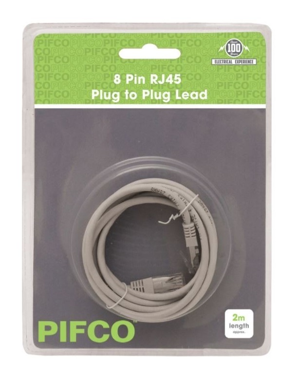 Rj45 Plug To Plug Lead 2 Metre - Click Image to Close