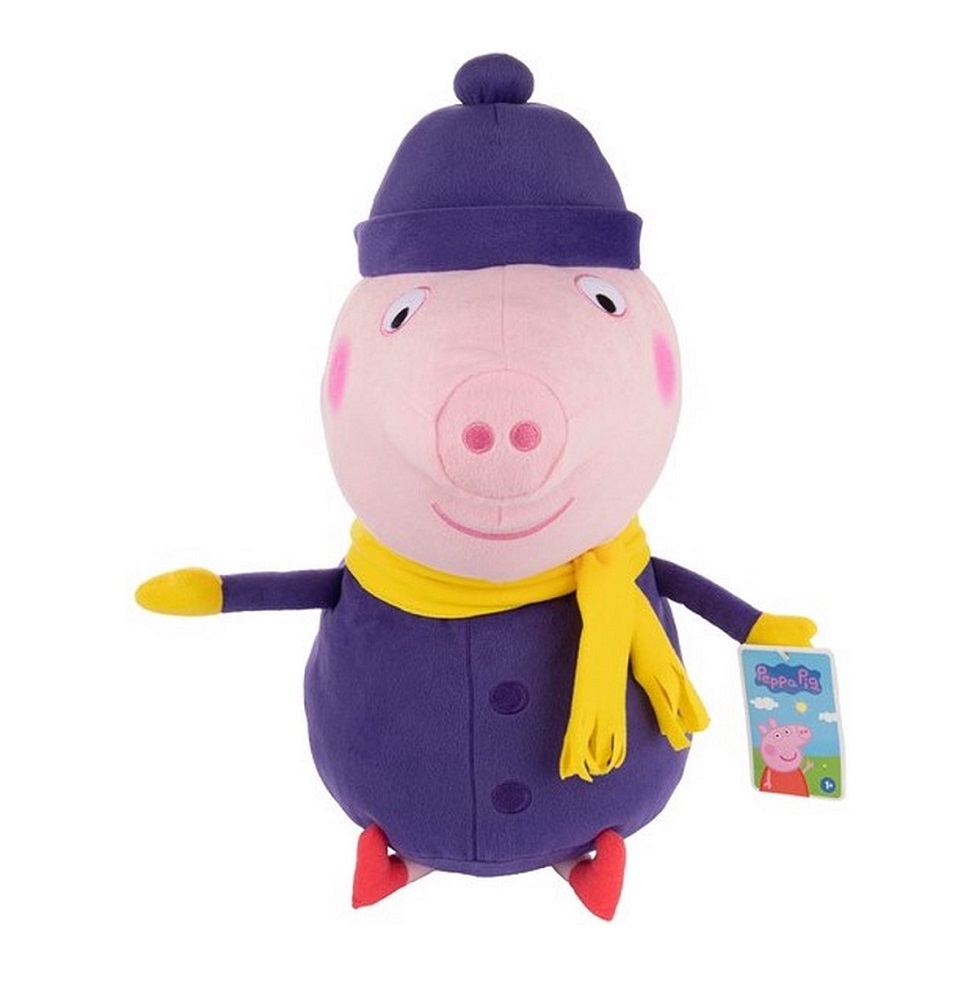 Winter Peppa Pig 50cm Plush Soft Toy - Click Image to Close