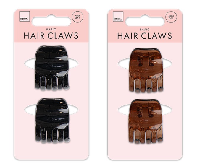 Small Hair Claws 2 Pack - Click Image to Close