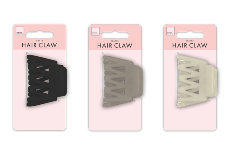 Small Matte Hair Claw Clip - Click Image to Close