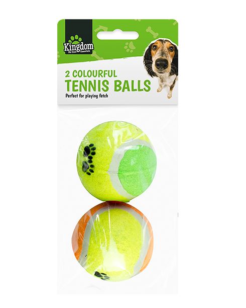 Pet Tennis Balls 2 Pack - Click Image to Close