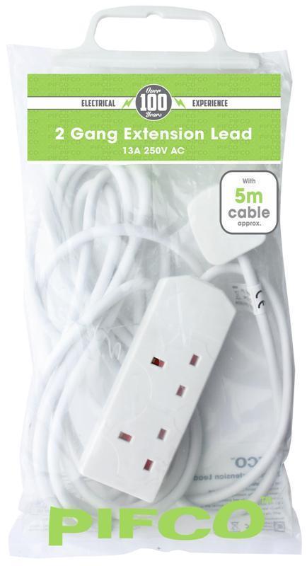 2 Gang 5 Metre Extension - Click Image to Close