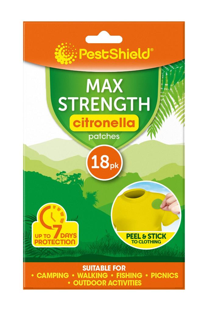 Maxi Strength Citronella Patches 18pk - Click Image to Close