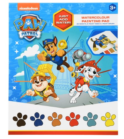 Paw Patrol watercolour Pad-Boys - Click Image to Close