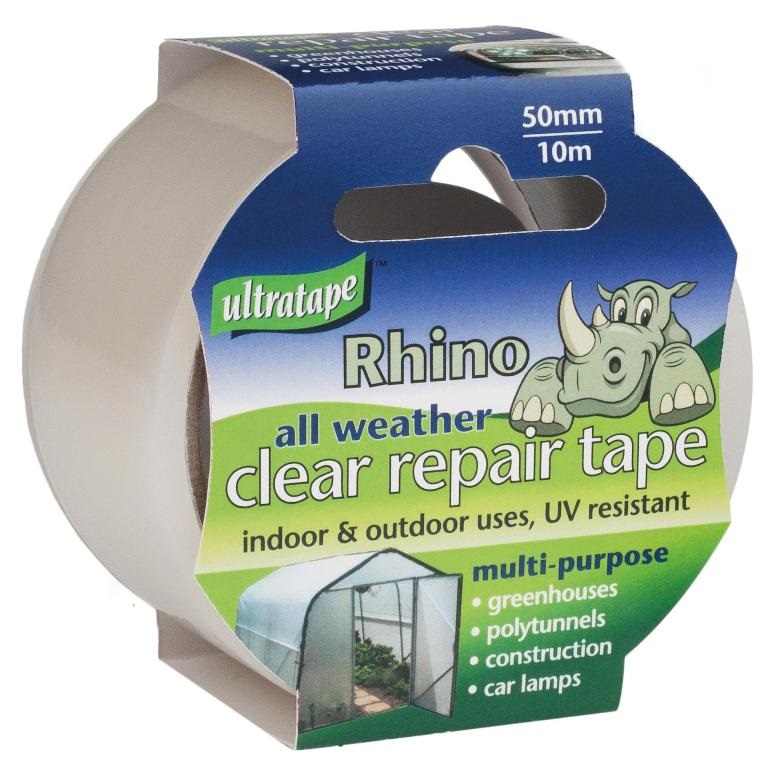 Ultratape Rhino 50mm X 10M Clear All Weather Tape - Click Image to Close