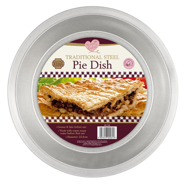 Steel Pie Dish - Click Image to Close