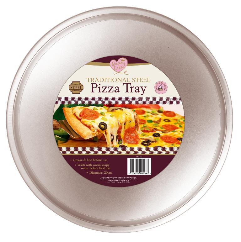 Steel Pizza Tray - Click Image to Close